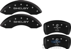 Caliper Covers - Glossy Black w/ Shelby Snake Logo - Front & Rear